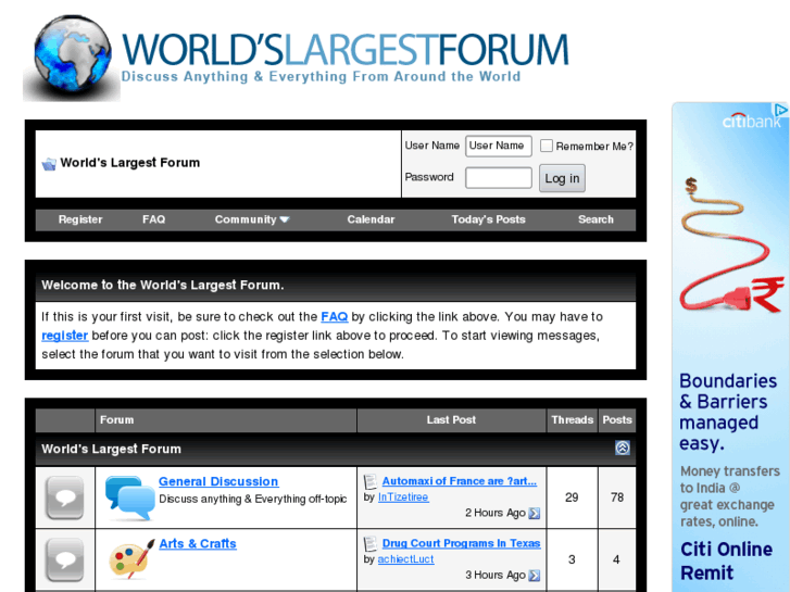 www.worldslargestforum.com