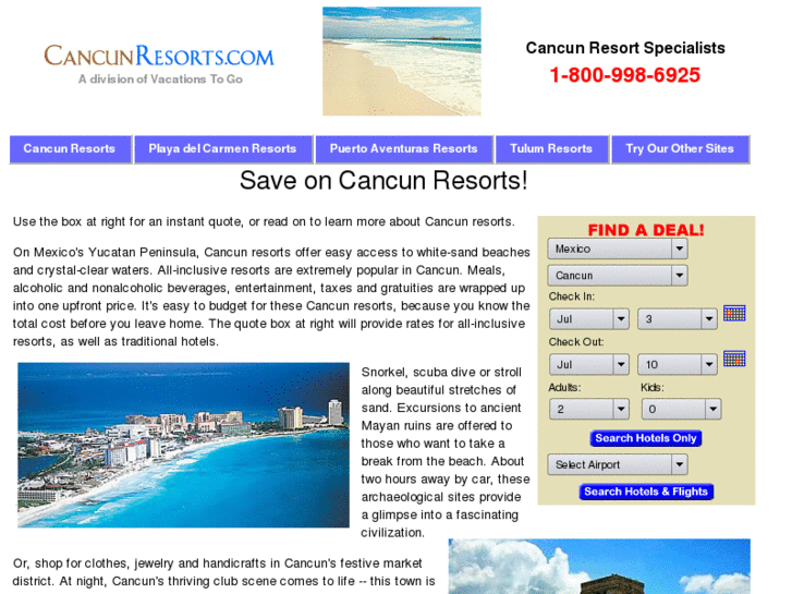 www.cancunresorts.com