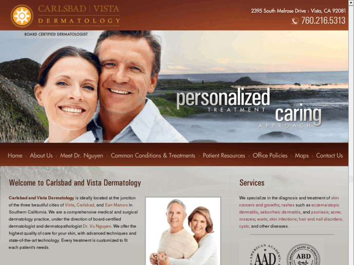 www.carlsbadandvistadermatology.com