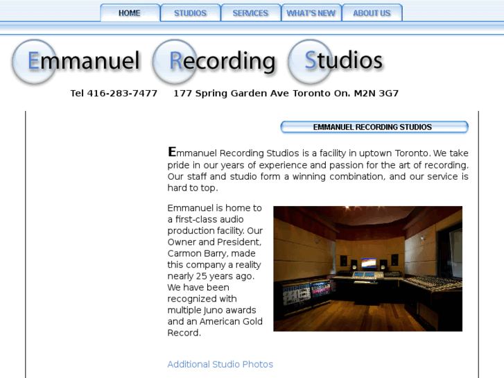 www.emmanuelrecordingstudios.com