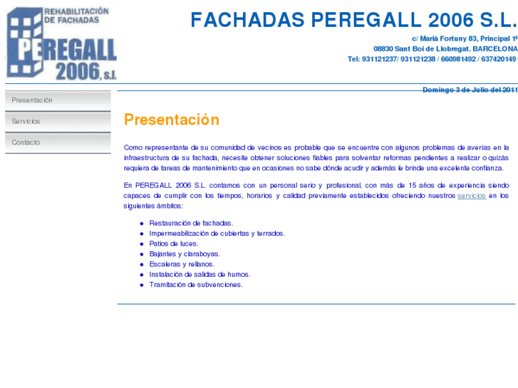 www.fachadas-peregall.es