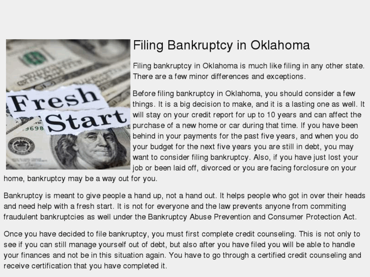 www.filingbankruptcyinoklahoma.com