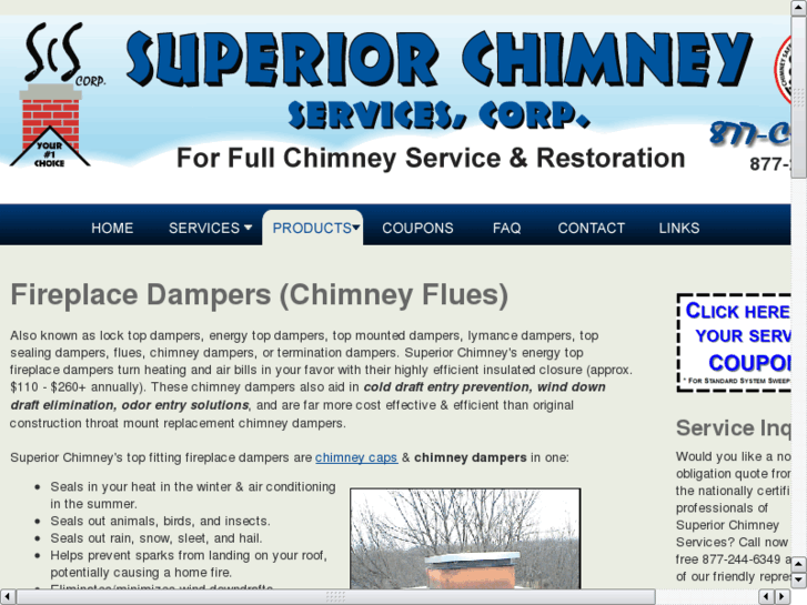 www.fireplacedamper.net