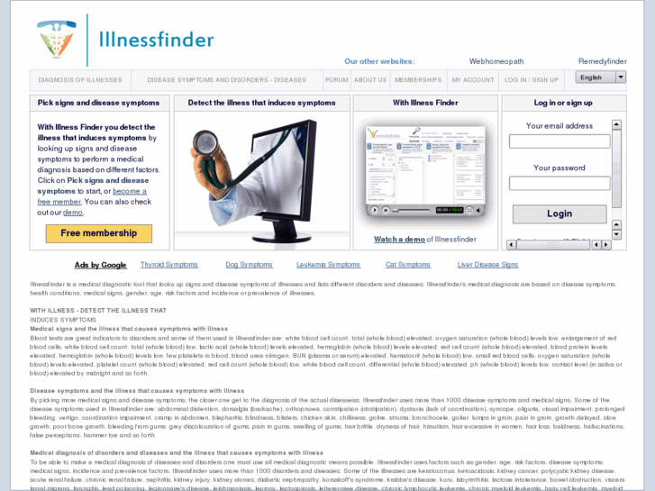 www.illnessfinder.com