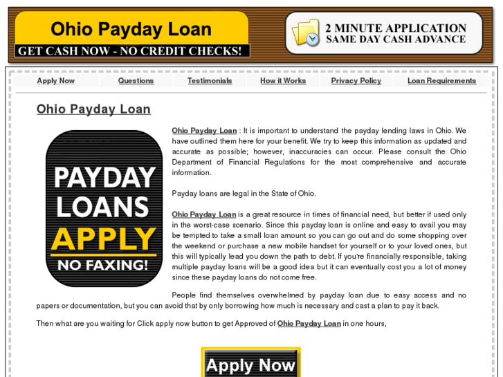 www.ohio-paydayloan.com