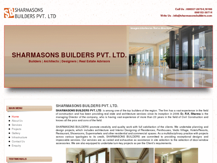 www.sharmasonsbuilders.com