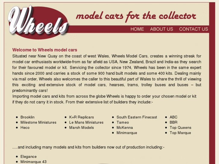 www.wheelsmodelcars.com