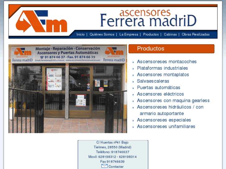 www.ascensoresferreramadrid.com