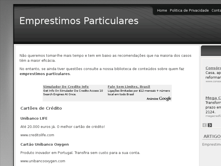 www.emprestimosparticulares.net