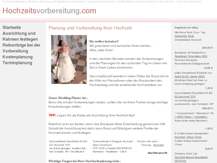 www.hochzeitsvorbereitung.com