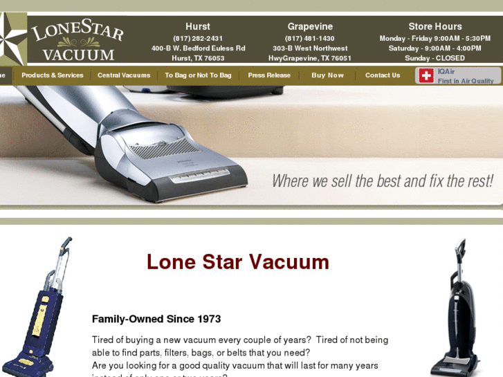 www.lonestarvacuum.com