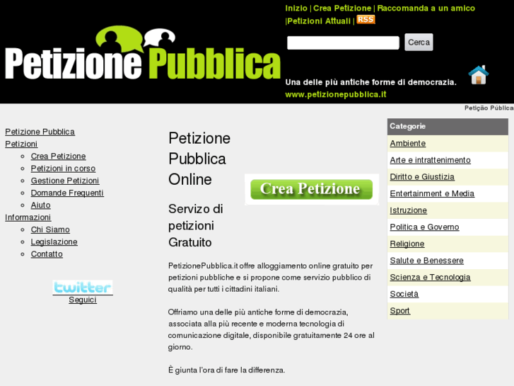 www.petizionepubblica.it