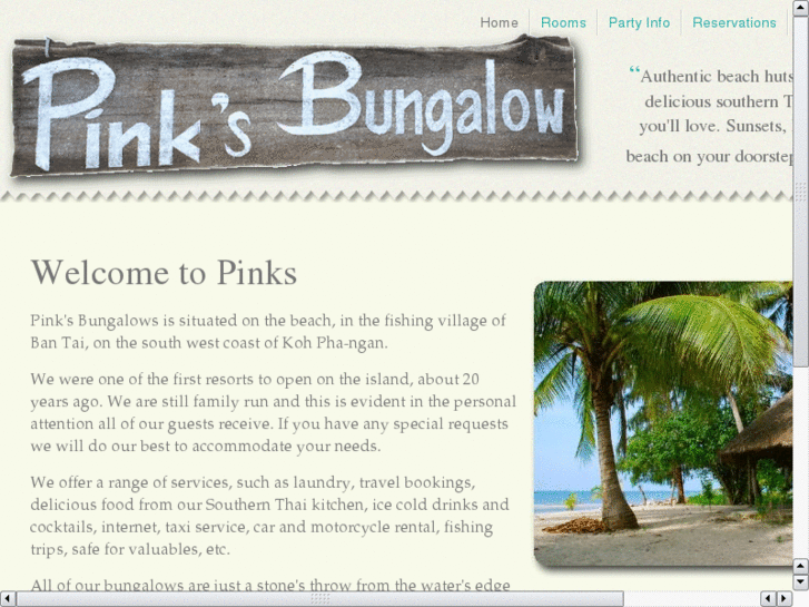 www.pinksbungalows.com