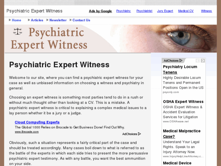 www.psychiatricexpertwitness.com