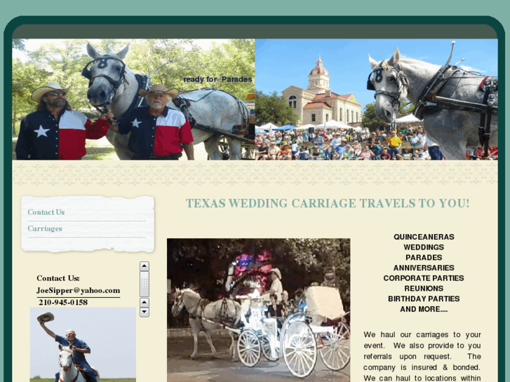 www.texasweddingcarriage.com