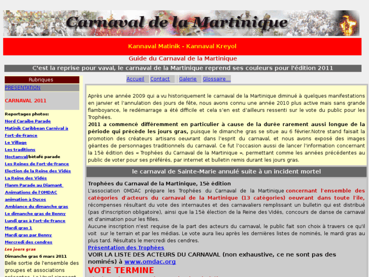 www.carnaval-martinique.info