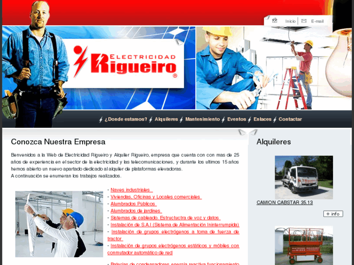 www.electricidadrigueiro.com