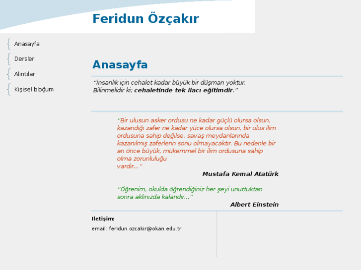 www.feridunozcakir.com