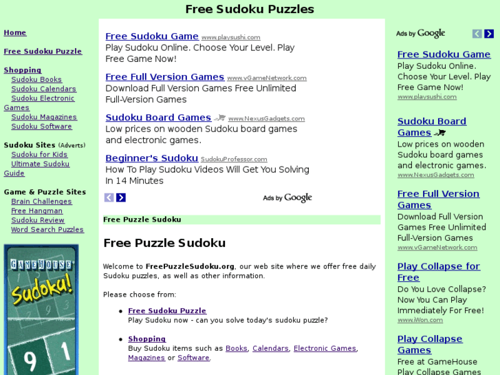 www.freepuzzlesudoku.org