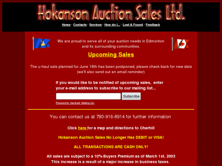 www.hokansonauction.com