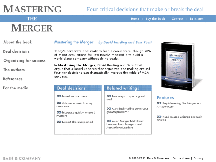 www.masteringthemerger.com