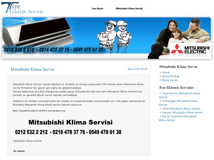 www.mitsubishiklimaservis.net