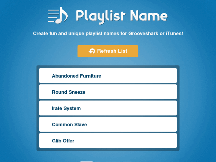 www.playlistname.com