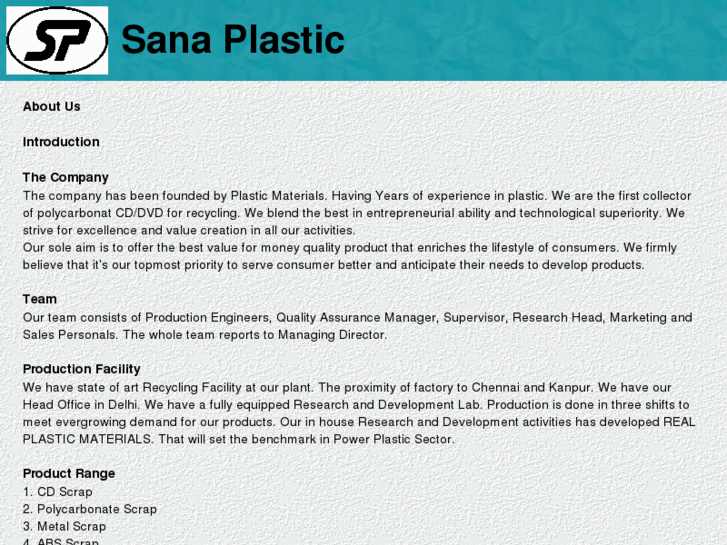 www.sanaplastic.com