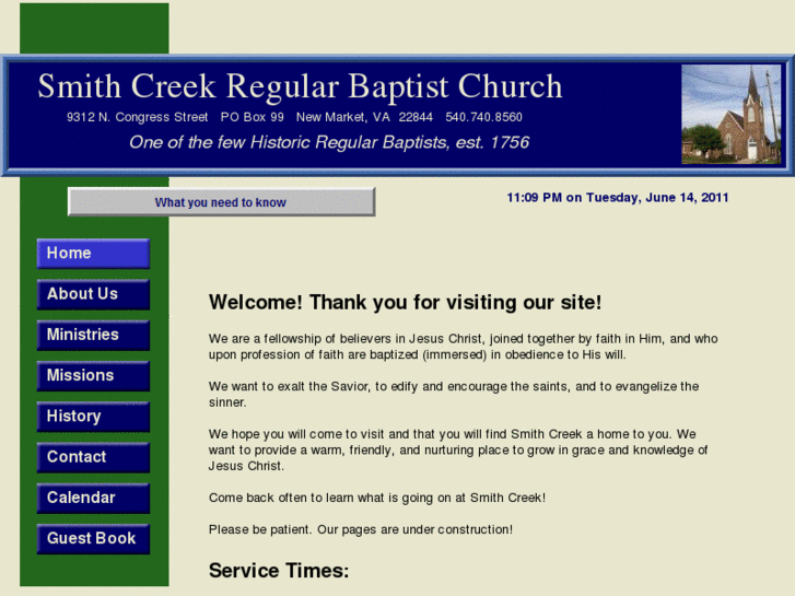 www.smithcreekbaptistchurch.com