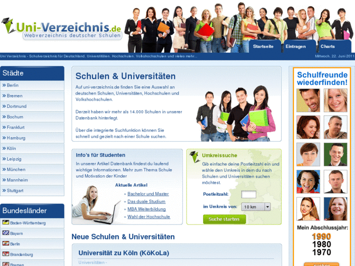 www.uni-verzeichnis.de