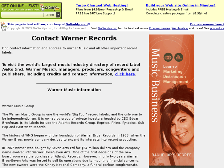 www.warnerrecordscontact.com