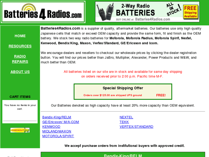 www.batteries4radios.com