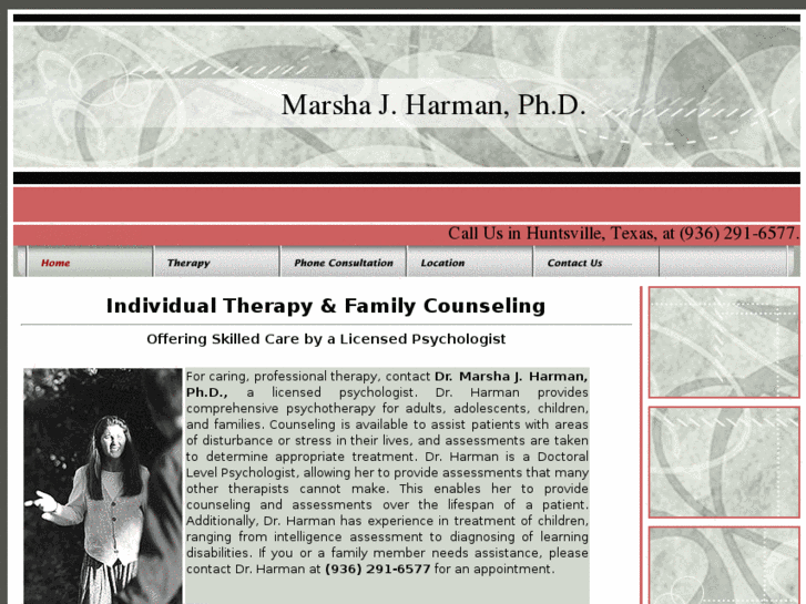 www.marshajharmanphd.com