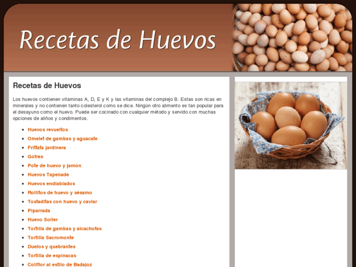 www.recetasdehuevos.com