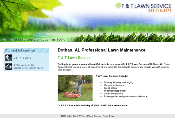 www.tandtlawnservicedothan.com