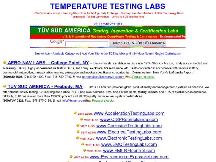 www.temperaturetestinglabs.com