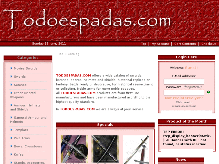 www.todoespadas.com