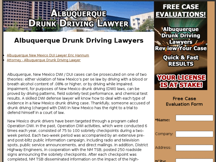 www.albuquerquedrunkdrivinglawyer.com