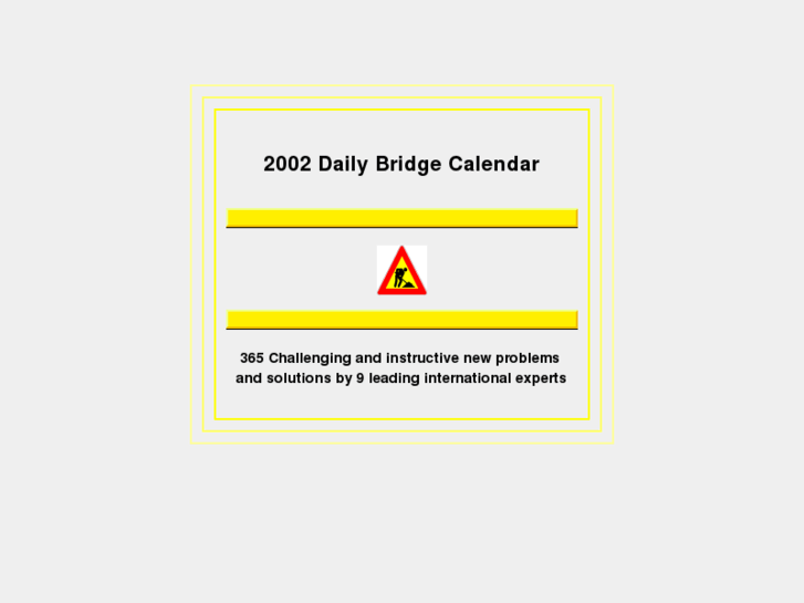 www.bridgecalendar.com