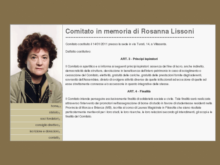 www.comitatoperrosannalissoni.org