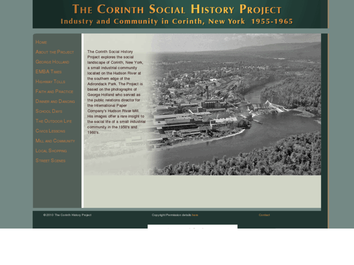 www.corinthsocialhistoryproject.org