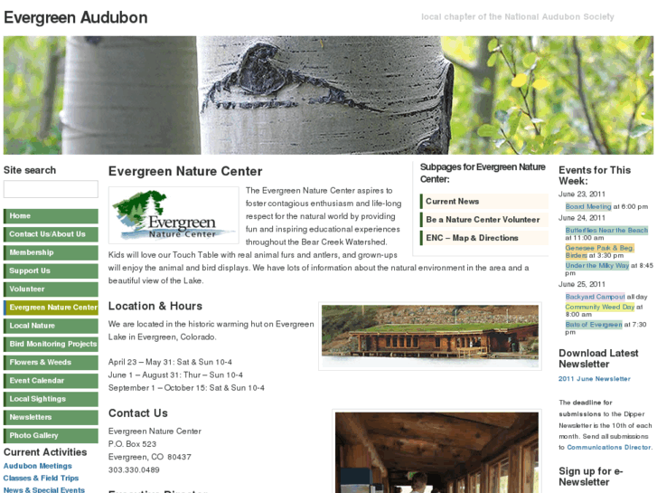 www.evergreennaturecenter.org