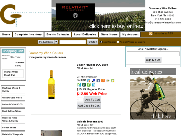 www.gramercywinecellars.com