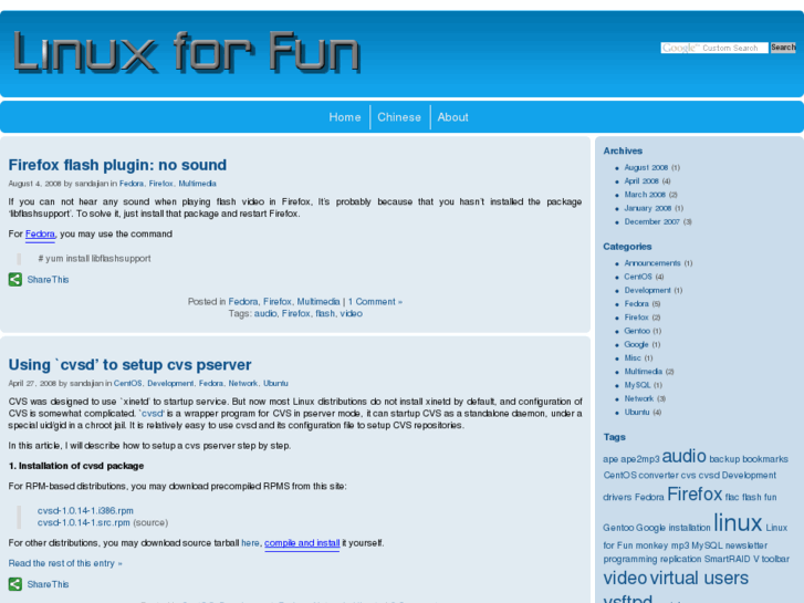 www.linuxforfun.net