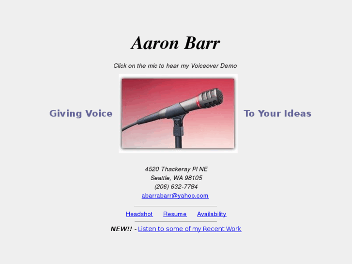 www.aaronsvoice.com