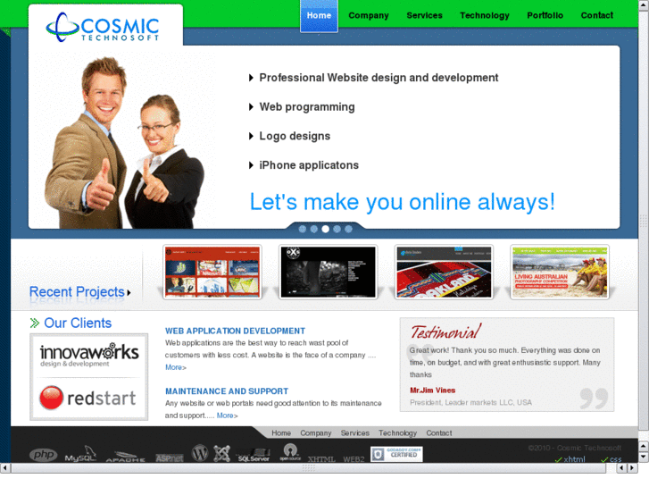 www.cosmictechnosoft.com