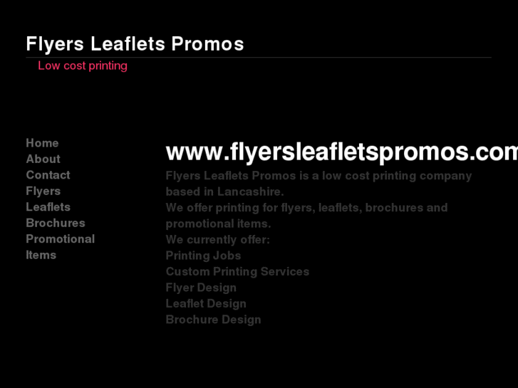 www.flyersleafletspromos.com