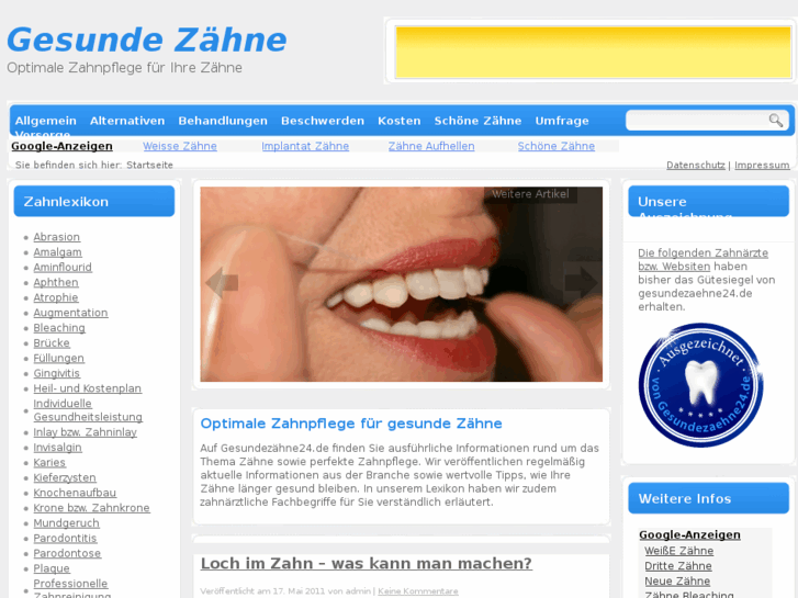 www.gesundezaehne24.de