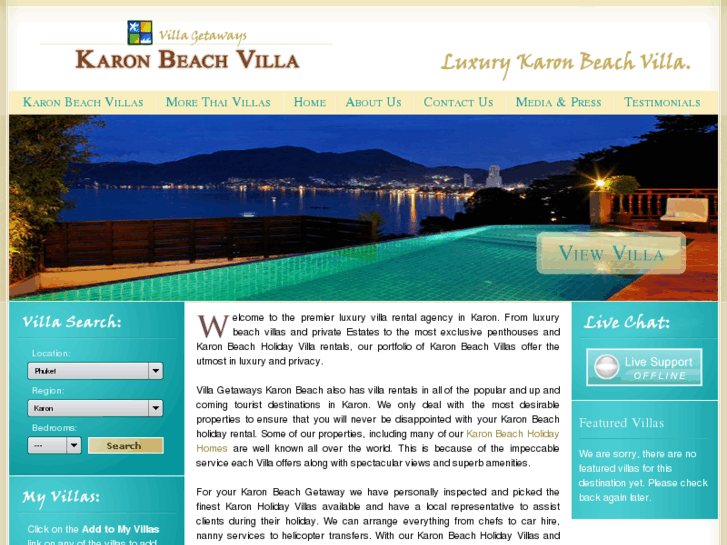 www.karonbeachvilla.com