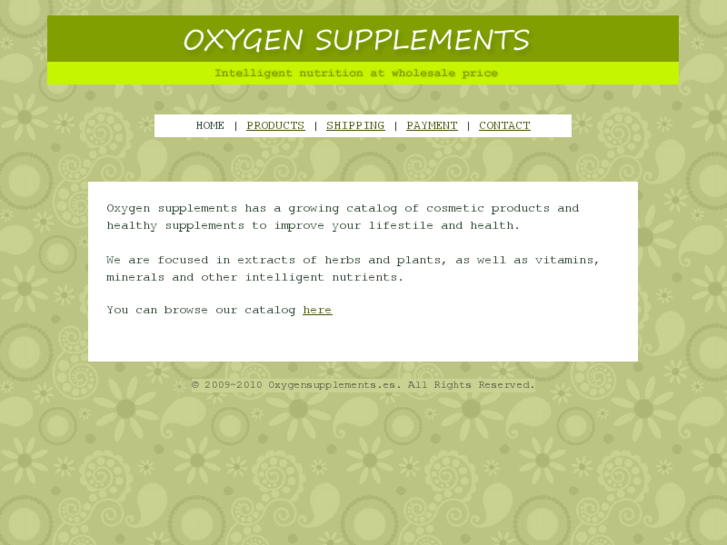 www.oxygensupplements.es